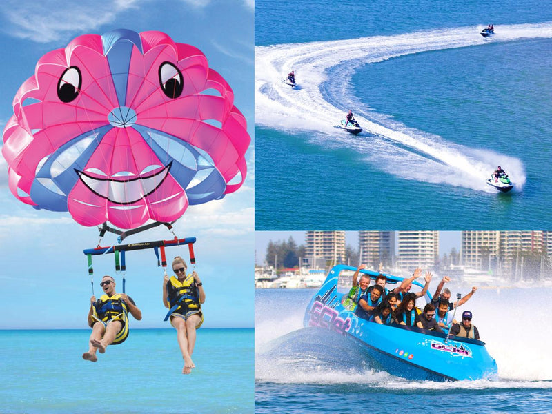 2.5 Hour Jet Ski Safari + Jet Boat + Parasail - We Wander