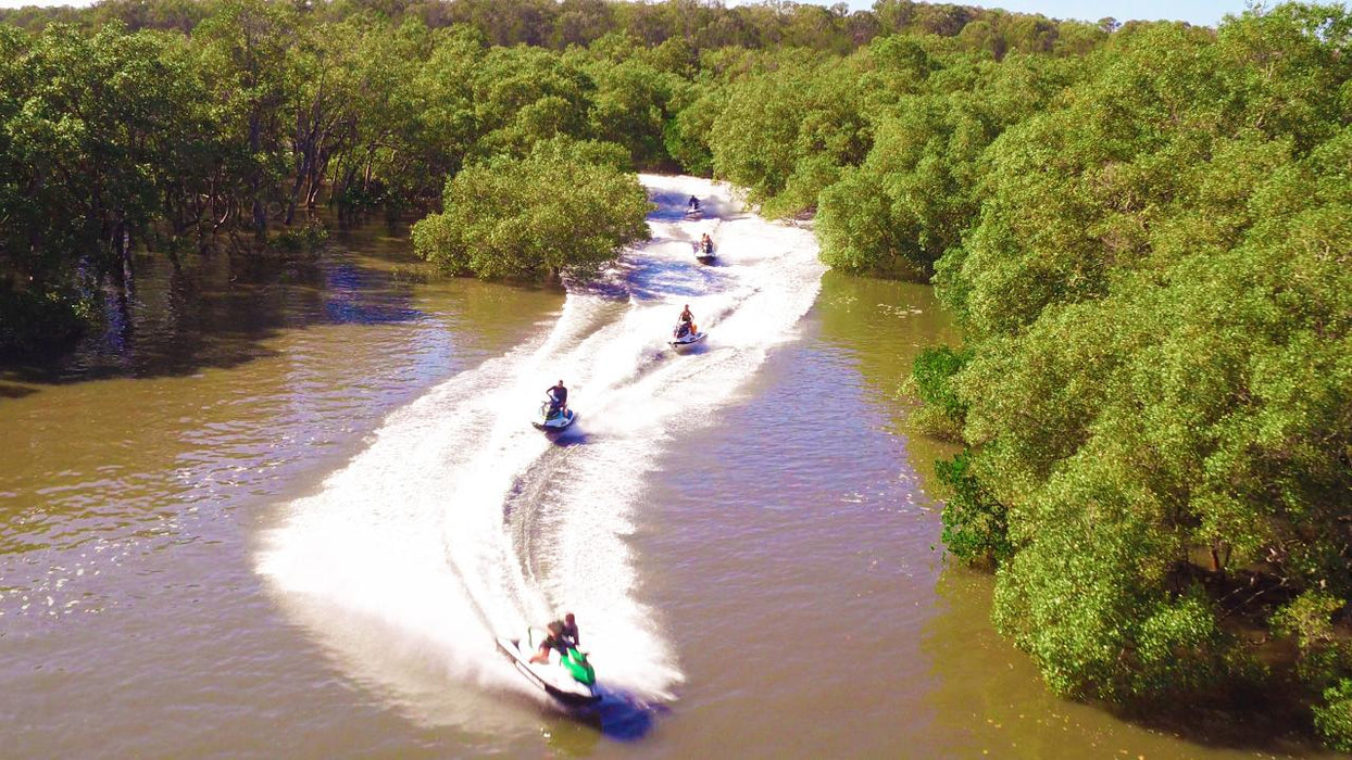 2.5 Hour Jet Ski Safari + Jet Boat + Parasail - We Wander