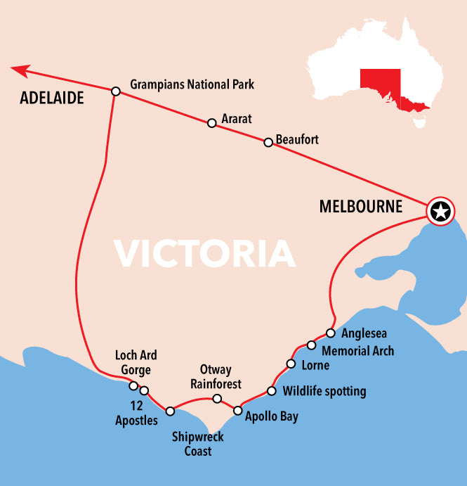 Autopia Tours: Great Ocean Road To Grampians 2 Day 