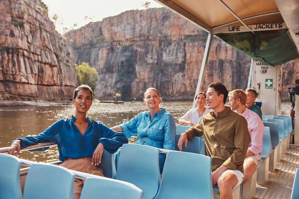 Autopia Tours: Katherine Gorge Cruise + Edith Falls From Darwin