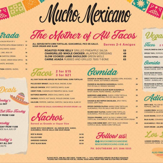 A Grand Mexican Dining Signature At Mucho Mexicano South Bank - We Wander