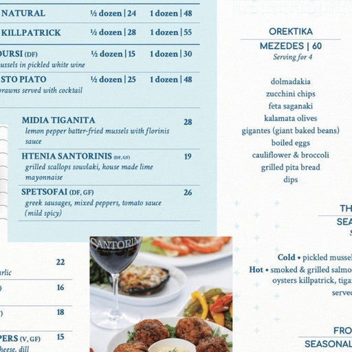 A Greek Dining Experience At Santorini Restaurant Grill Bar - We Wander