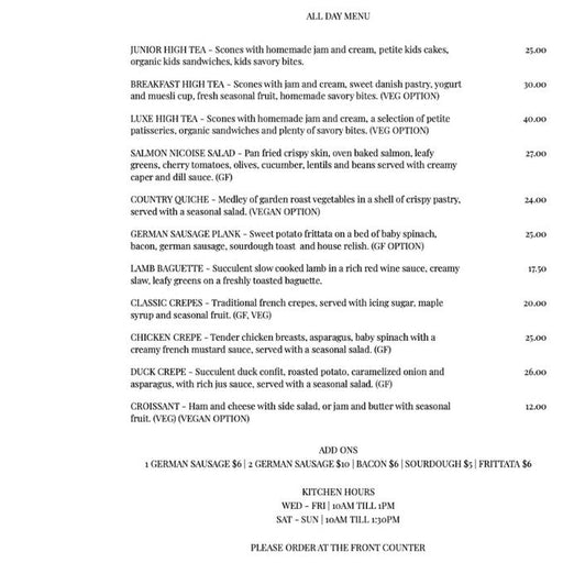 A Private Tea & Dining Signature At Bon Appétea - We Wander