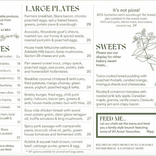 Experience Dinner At 30 Acres - We Wander
