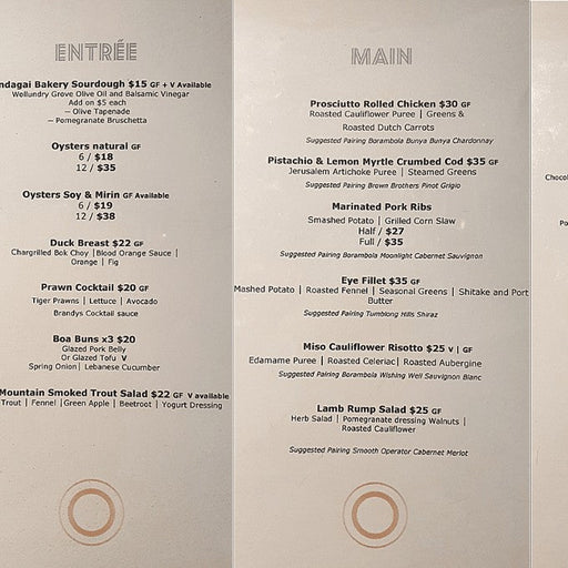 Experience Dinner At Brandy's Restaurant And Bar (Tumut) - We Wander