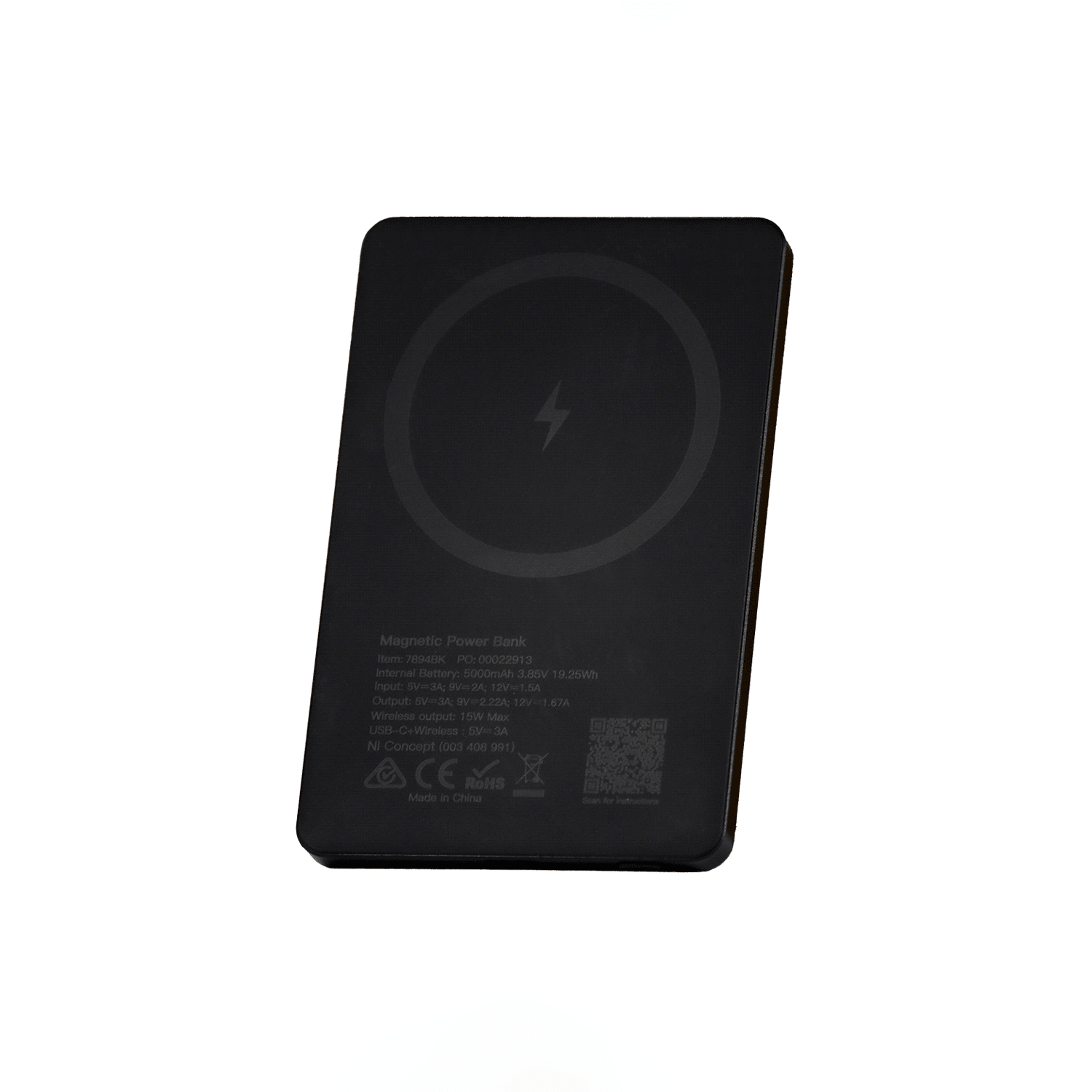 Slim Metal Magnetic Power Bank 5000 mAh - We Wander