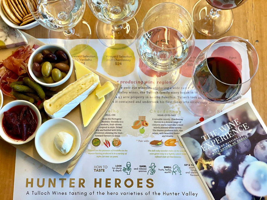 Tulloch Wines - Hunter Heroes Wine Tasting Experience With Local Cheese And Charcuterie - We Wander