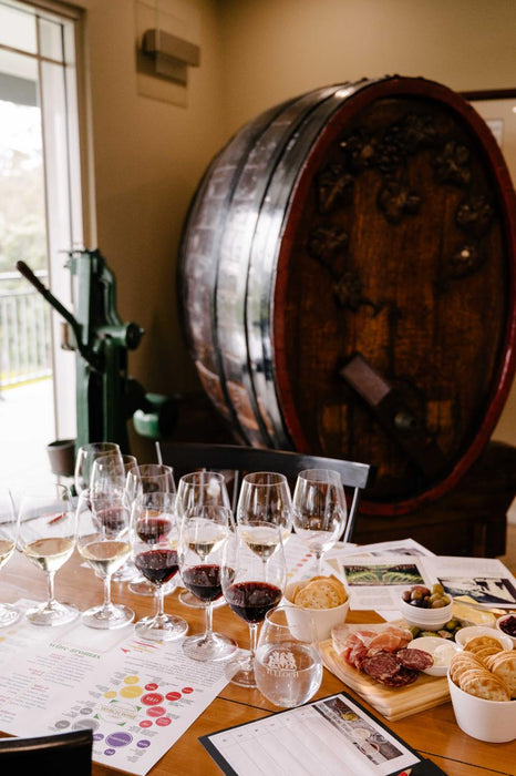 Tulloch Wines - Mystery Wine Tasting Experience With Local Cheese And Charcuterie - We Wander